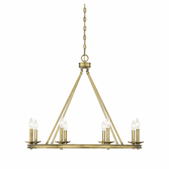 Savoy House Middleton 8-LT Chandelier - Warm Brass - 1-308-8-322