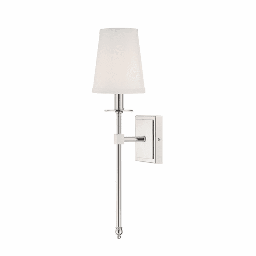 Savoy House Monroe 1-LT Sconce - Polished Nickel - 9-302-1-109
