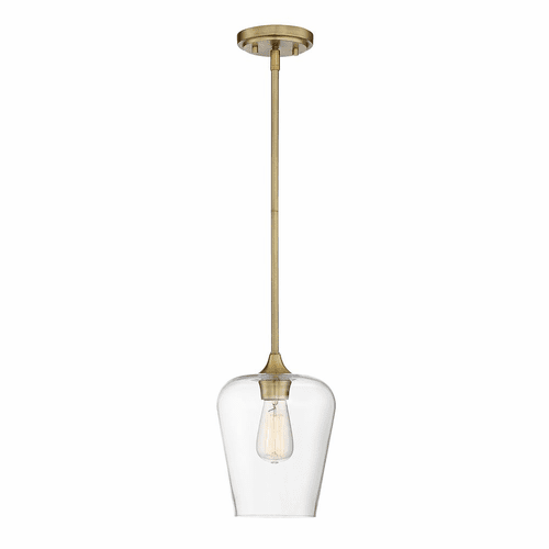 Savoy House Octave 1-LT Pendant - Warm Brass - 7-4036-1-322