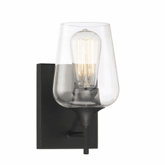 Savoy House Octave 1-LT Wall Sconce - Black - 9-4030-1-BK