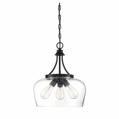 Savoy House Octave 3-LT Black Pendant - 7-4034-3-BK