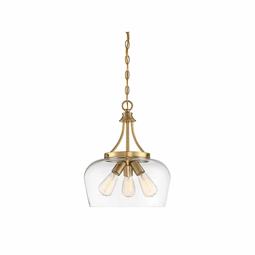 Savoy House Octave 3-LT Pendant - Warm Brass - 7-4034-3-322