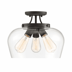 Savoy House Octave 3-LT Semi Flush - English Bronze - 6-4035-3-13