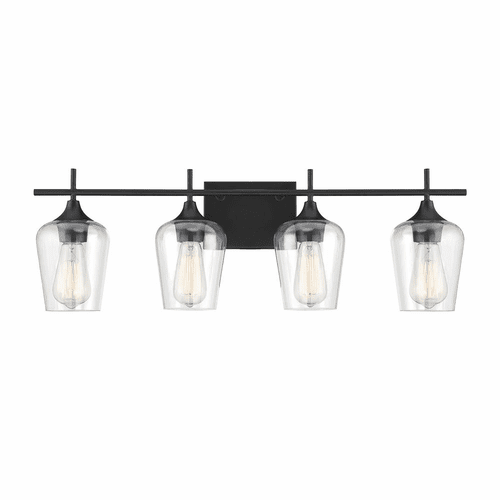 Savoy House Octave 4-LT Bath Bar - Black - 8-4030-4-BK