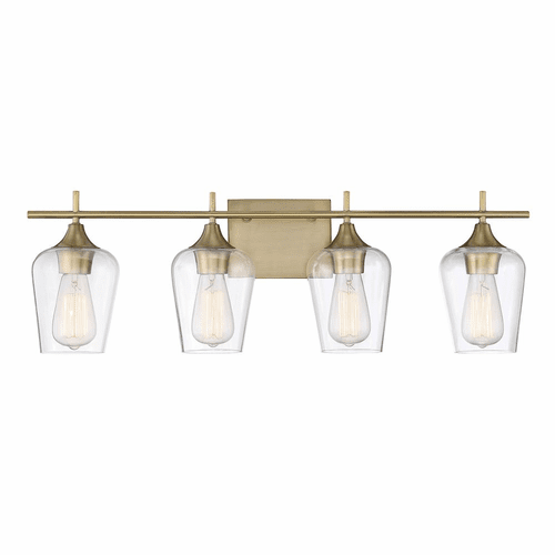 Savoy House Octave 4-LT Bath Bar - Warm Brass - 8-4030-4-322