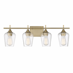 Savoy House Octave 4-LT Bath Bar - Warm Brass - 8-4030-4-322
