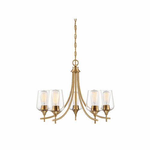 Savoy House Octave 5-LT Chandelier - Warm Brass - 1-4032-5-322
