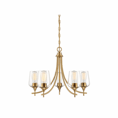 Savoy House Octave 5-LT Chandelier - Warm Brass - 1-4032-5-322