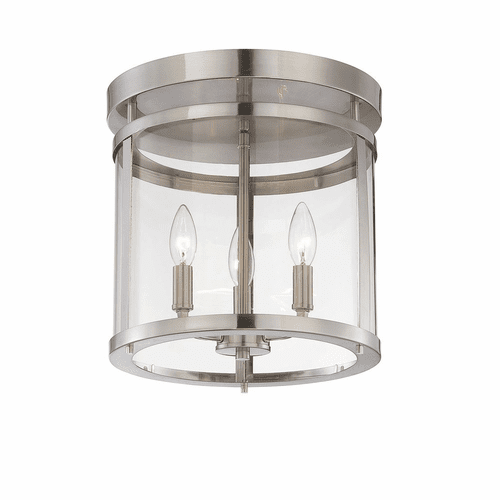 Savoy House Penrose 3-LT Semi-Flush - Satin Nickel - 6-1043-3-SN