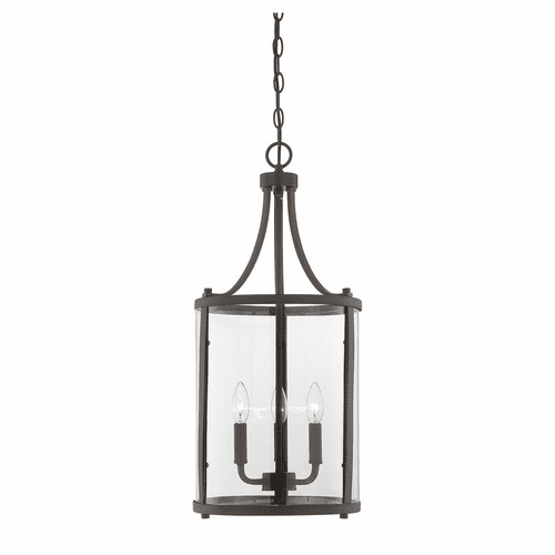 Savoy House Penrose 3-LT Small Foyer Lantern - English Bronze - 7-1040-3-13