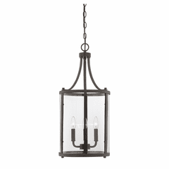 Savoy House Penrose 3-LT Small Foyer Lantern - English Bronze - 7-1040-3-13