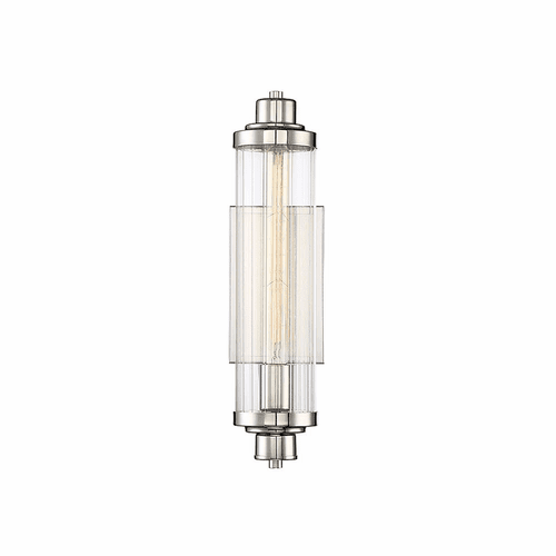 Savoy House Pike 1-LT Wall Sconce - Polished Nickel - 9-16000-1-109