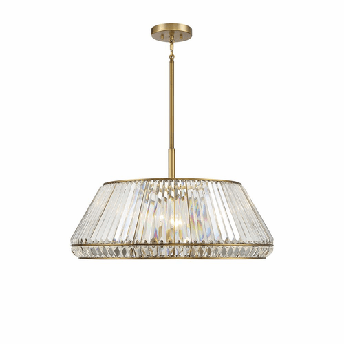 Savoy House Pyramid 6-Light Pendant - Brass - 7-1610-6-322