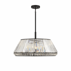 Savoy House Pyramid 6-Light Pendant - Matte Black - 7-1610-6-89