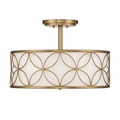 Savoy House Reid 4-Light Ceiling Light - Brass - 6-1953-4-322