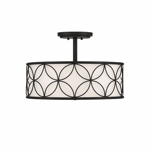 Savoy House Reid 4-Light Ceiling Light - Matte Black - 6-1953-4-89