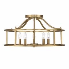 Savoy House Stockton 5-Light Ceiling Light - Brass - 6-1679-5-322