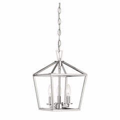 Savoy House Townsend 3-LT Foyer Lantern - Polished Nickel - 3-320-3-109