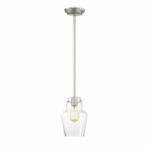 Savoy House Vintage Pendants Vintage Mini Pendant - Satin Nickel - 7-4134-1-SN