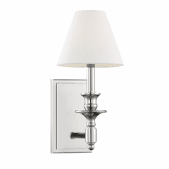 Savoy House Washburn 1-LT Sconce - Polished Nickel - 9-0700-1-109