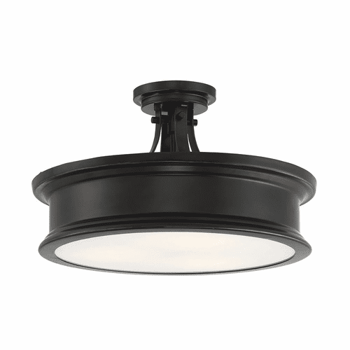 Savoy House Watkins 3-LT Bronze Semi Flush - Classic Bronze - 6-134-3-44