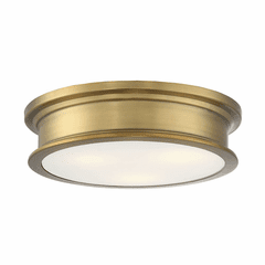 Savoy House Watkins Warm Brass Flush Mount - 6-133-16-322