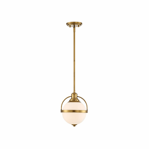 Savoy House Westbourne 1-LT Pendant - Warm Brass - 7-3100-1-322