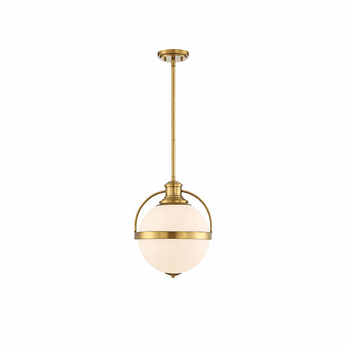 Savoy House Westbourne 1-LT Pendant - Warm Brass - 7-3102-1-322