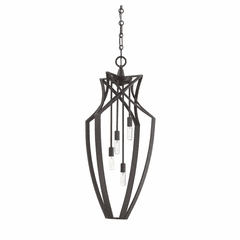 Savoy House Windsung 4-LT Foyer Lantern - English Bronze - 3-6821-4-13