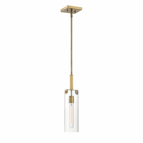 Savoy House Winfield 1-LT Mini Pendant - Warm Brass - 7-9770-1-322