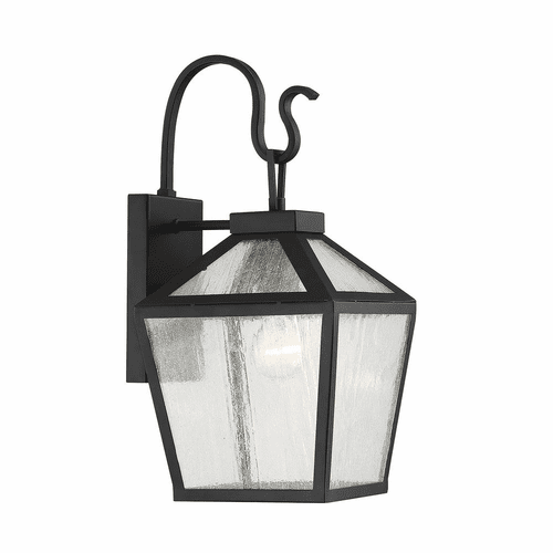 Savoy House Woodstock 1-LT Outdoor Wall Lantern - Black - 5-100-BK