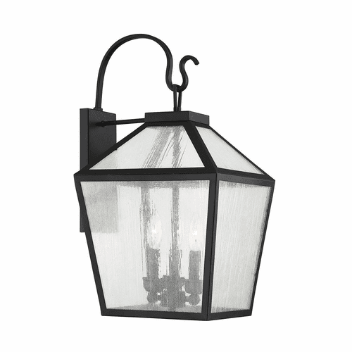 Savoy House Woodstock 3-LT Outdoor Wall Lantern - Black - 5-101-BK