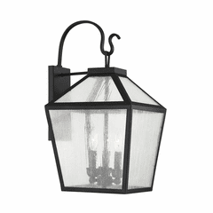Savoy House Woodstock 3-LT Outdoor Wall Lantern - Black - 5-101-BK