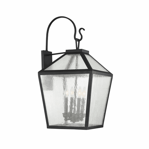 Savoy House Woodstock 4-LT Outdoor Wall Lantern - Black - 5-102-BK