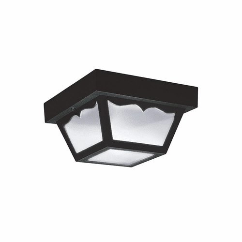 Sea Gull 1-LT Outdoor Ceiling Flush Mount - Clear - 7567-32
