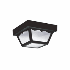 Sea Gull 1-LT Outdoor Ceiling Flush Mount - Clear - 7567-32