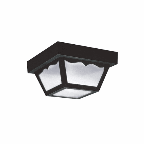 Sea Gull 1-LT Outdoor Ceiling Flush Mount - Clear - 7567EN3-32