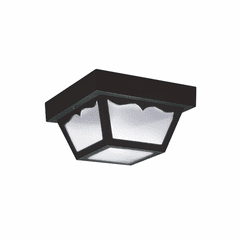 Sea Gull 1-LT Outdoor Ceiling Flush Mount - Clear - 7567EN3-32