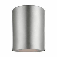 Sea Gull 1-LT Outdoor Ceiling Flush Mount - Painted Brushed Nickel - 7813801-753 Sea Gull 1-LT Outdoor Ceiling Flush Mount - Painted Brushed Nickel - 7813801-753