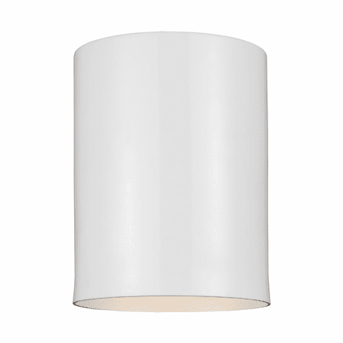 Sea Gull 1-LT Outdoor Ceiling Flush Mount - White - 7813801-15
