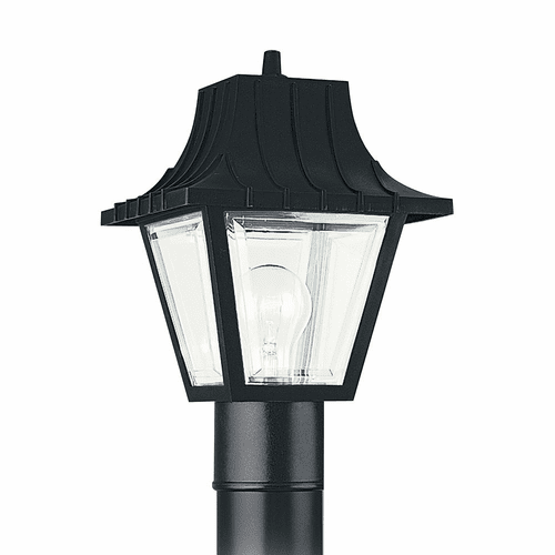 Sea Gull 1-LT Outdoor Post Lantern - Clear - 8275-32