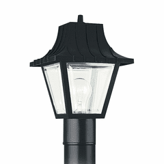 Sea Gull 1-LT Outdoor Post Lantern - Clear - 8275-32