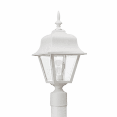 Sea Gull 1-LT Outdoor Post Lantern - White - 8255-15