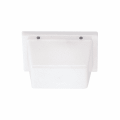 Sea Gull 1-LT Outdoor Wall/Ceiling Mount - White Plastic - 4325-68