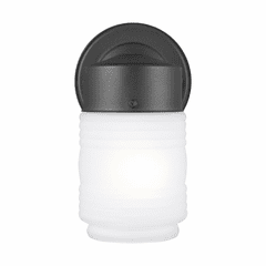 Sea Gull 1-LT Outdoor Wall Lantern - Black - 8550001EN3-12