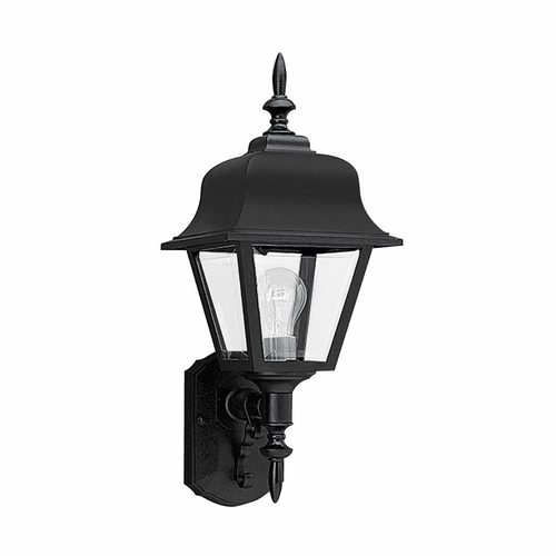Sea Gull 1-LT Outdoor Wall Lantern - Black - 8765-12