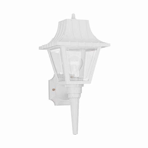 Sea Gull 1-LT Outdoor Wall Lantern - White - 8720-15