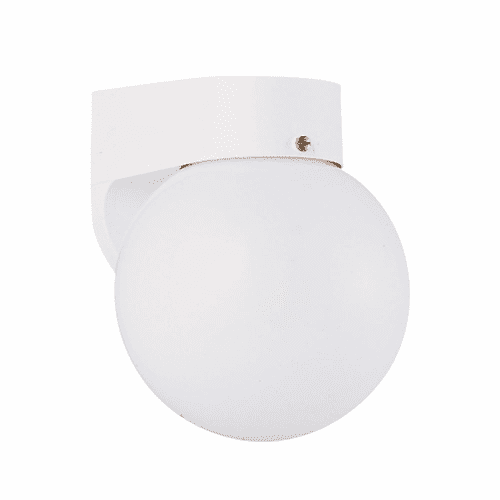 Sea Gull 1-LT Outdoor Wall Lantern - White - 8753-15