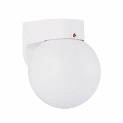 Sea Gull 1-LT Outdoor Wall Lantern - White - 8753-15