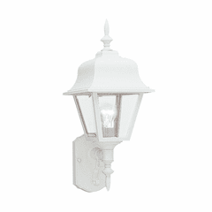 Sea Gull 1-LT Outdoor Wall Lantern - White - 8765-15